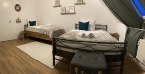 3 habitaciones, wifi gratis y ropa de cama 