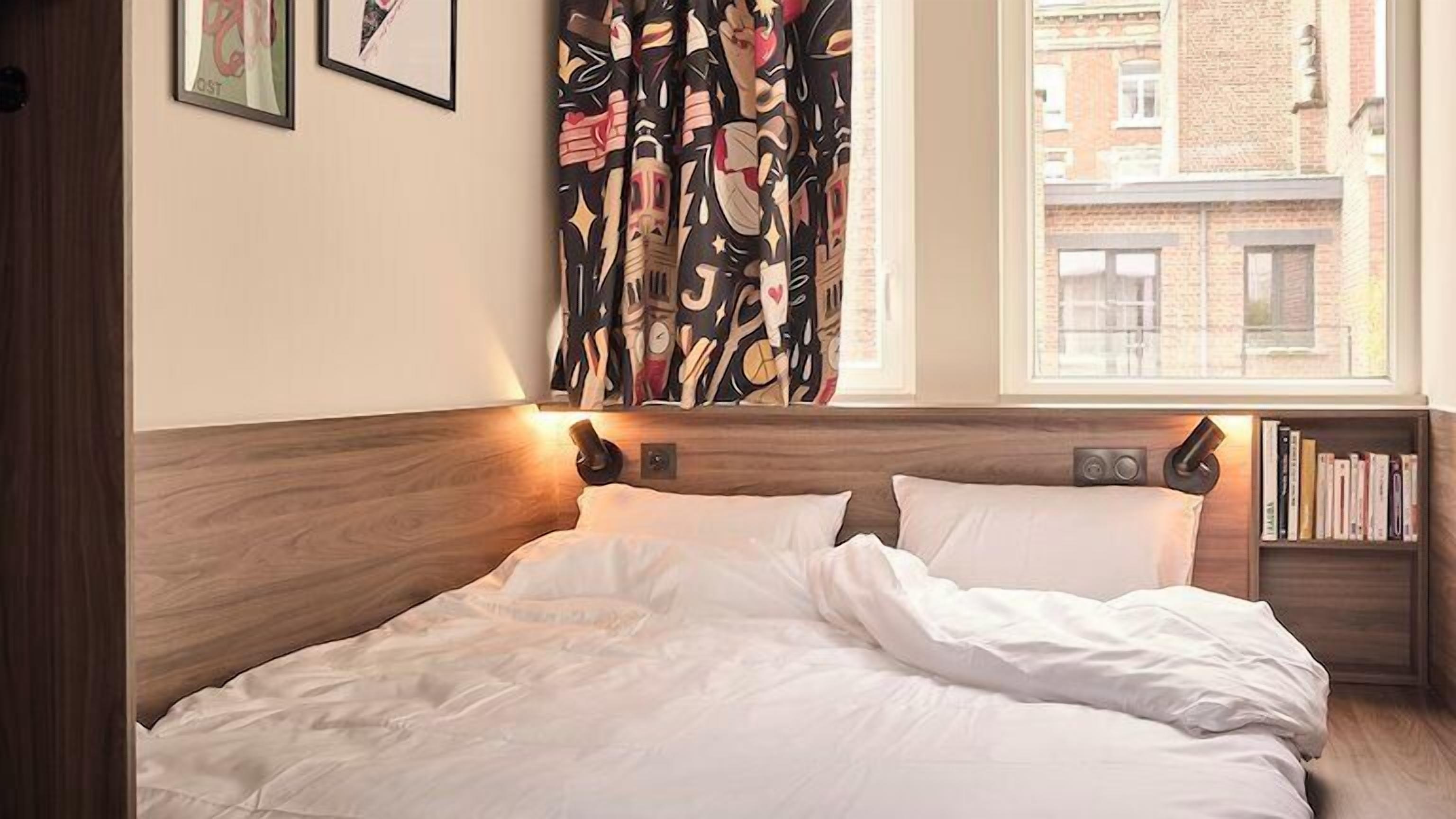 1 間臥室、獨特裝潢、布置獨特、遮光布/窗簾