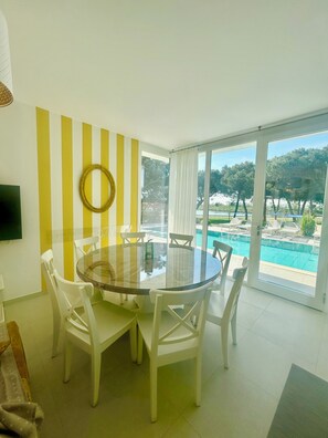 Villa, 4 Bedrooms, Smoking, Private Pool | Dining room - Stunning Villa With Pool and Lagoon View (Rosolina)