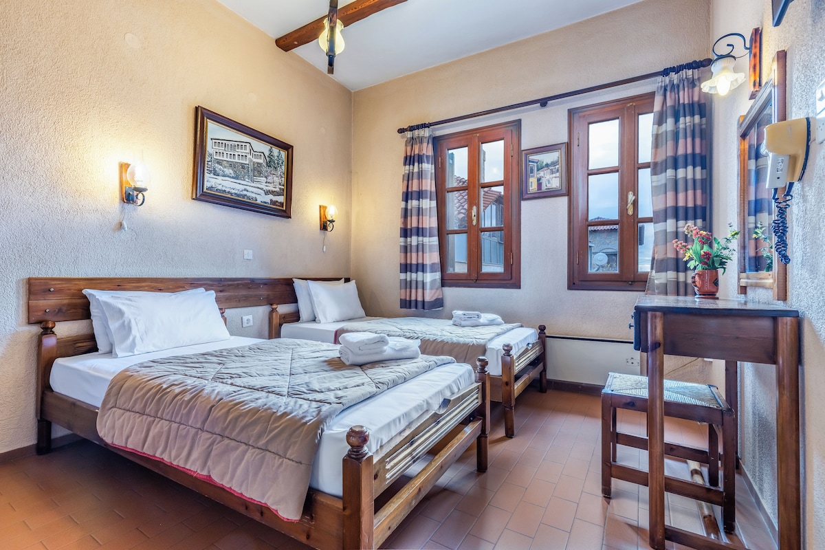 Blackout curtains, free WiFi, bed sheets