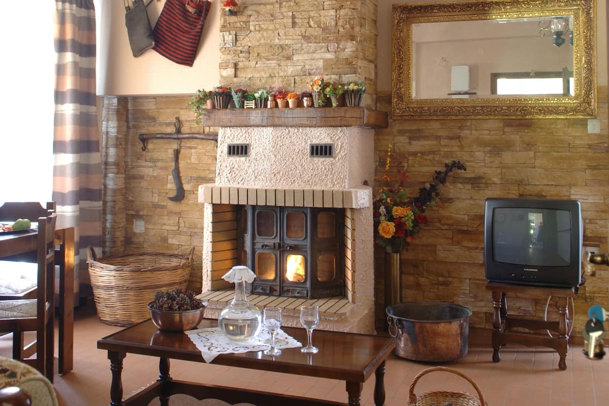 Appartamento Comfort, caminetto | Area soggiorno