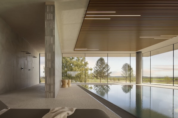 Indoor pool, outdoor pool, open 6:00 AM to 11:00 PM, pool loungers