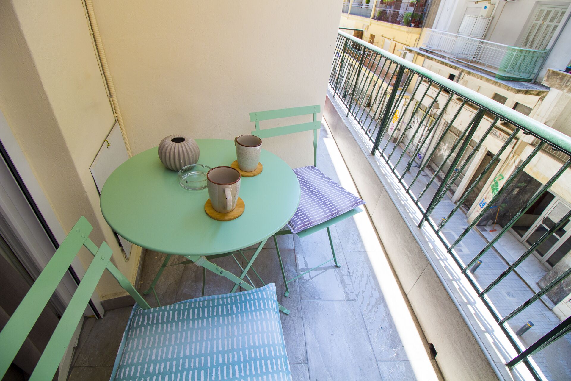 City appartement, 2 slaapkamers | Terras