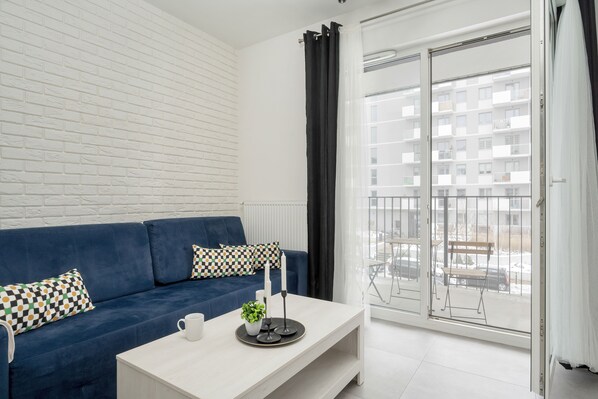 Apartment, 1 Bedroom, Balcony | Living room - Apartment Close to the River by Renters (Wroclaw)