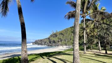 Beach nearby, beach towels