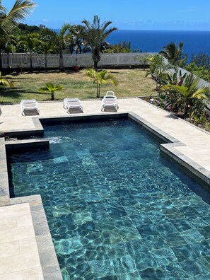 Una piscina riscaldata