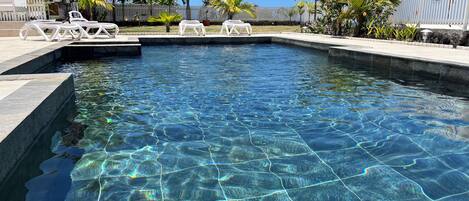 Una piscina climatizada