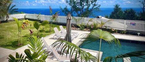 Una piscina riscaldata