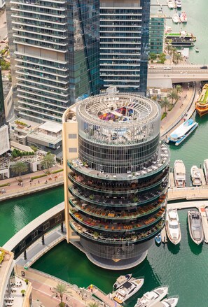 Departamento Premium, 1 habitación, para no fumadores, vista a la marina | Vista del balcón