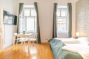 Apartamento standard | 2 quartos, Wi-Fi de cortesia, roupa de cama
