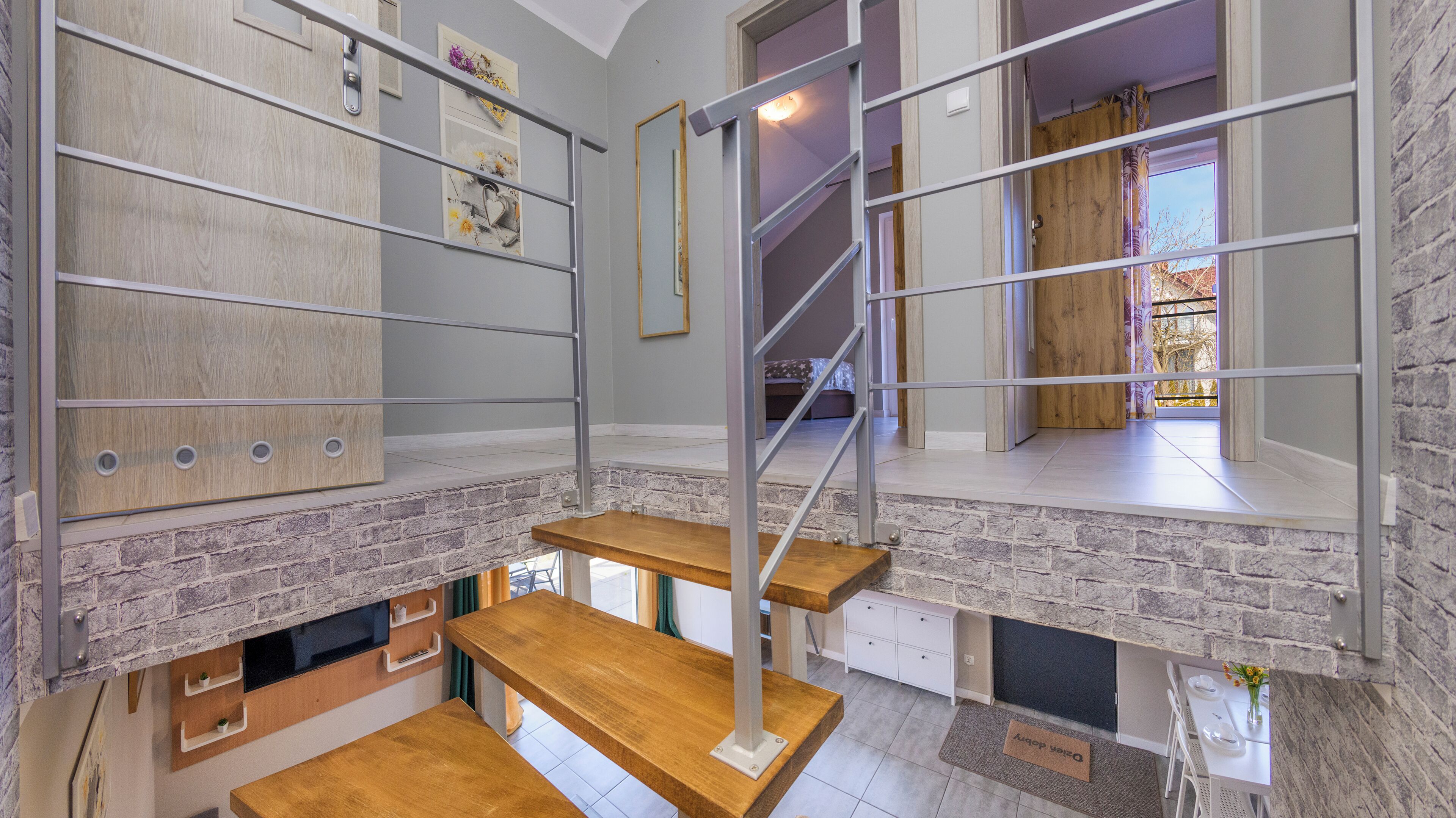 Apartment (Kuracyjna 28/1) | Living area | Flat-screen TV