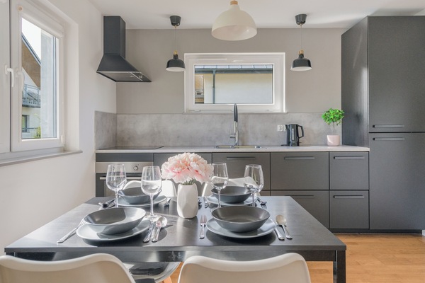 Apartment (28C/2) | Private kitchen | Fridge, stovetop, electric kettle, cookware/dishes/utensils