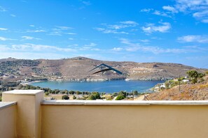 Property grounds - Otzia Bay House with a sea view, only 10 minutes by foot to the beach of Otzia. (Kea)