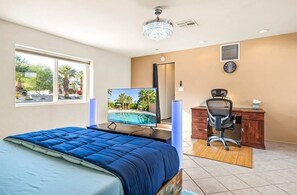 3 soverom, strykejern/-brett, internettilgang og sengetøy