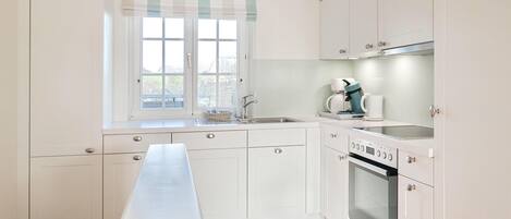 Kühlschrank, Ofen, Herdplatte, Geschirrspüler