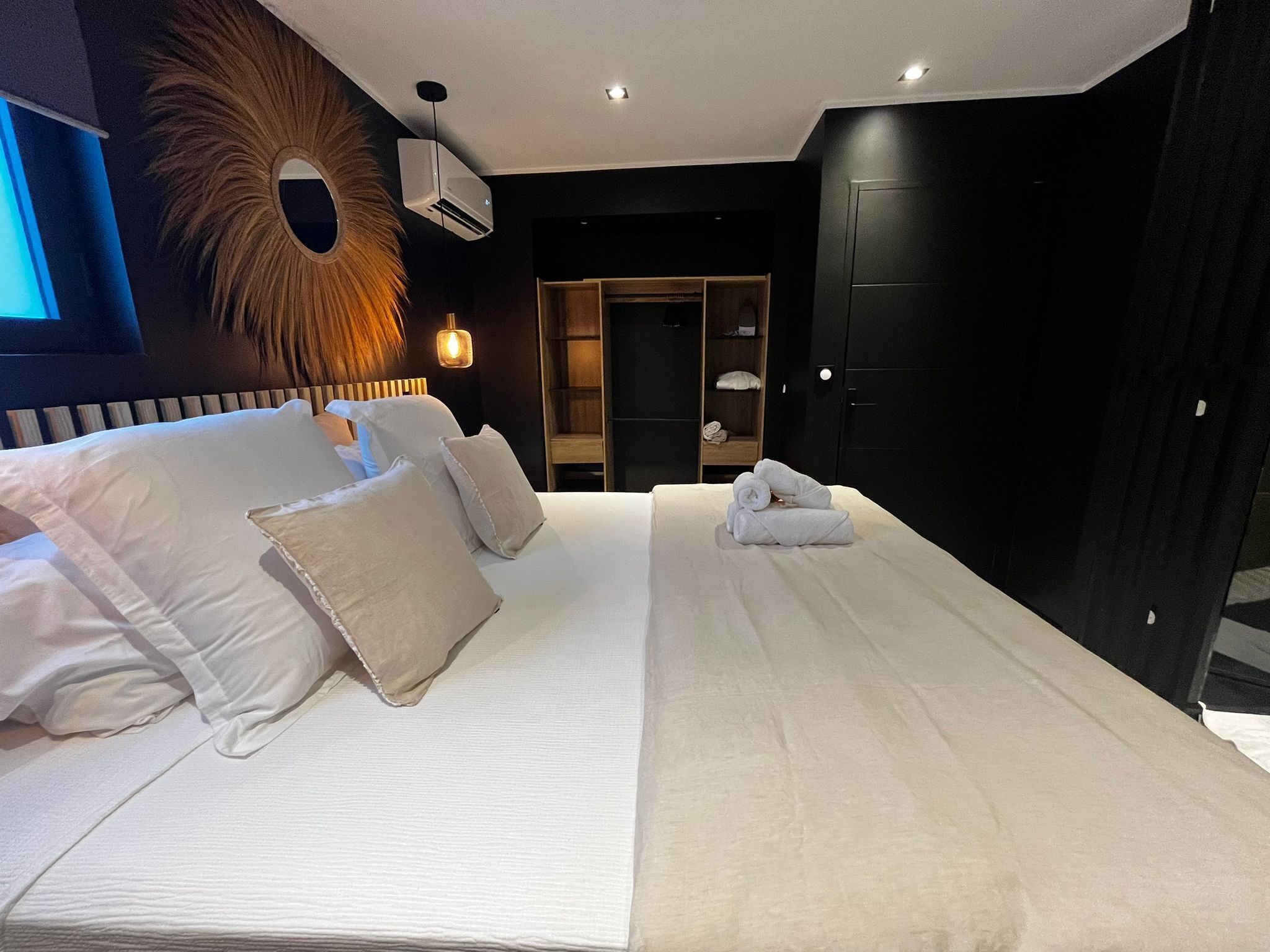 1 chambre, literie de qualité supérieure, matelas Select Comfort