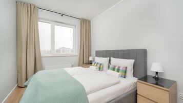 1 chambre, fer et planche Ă repasser, Wi-Fi, draps fournis