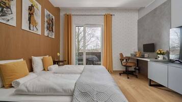 Bügeleisen/Bügelbrett, WLAN, Bettwäsche