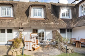Outdoor dining - Gemütlicher Familienurlaub Unter Reet (Wenningstedt-Braderup (Sylt))