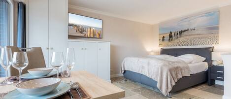 Strykejern/-brett, wi-fi (inkludert) og sengetøy