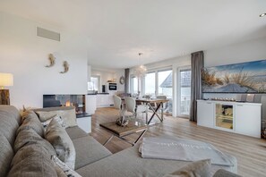 TV, DVD player, stereo - Sie Wohnen im Süden von Sylt Zwischen Dünen und Meer mit Direktem Meerblick (Hörnum (Sylt))