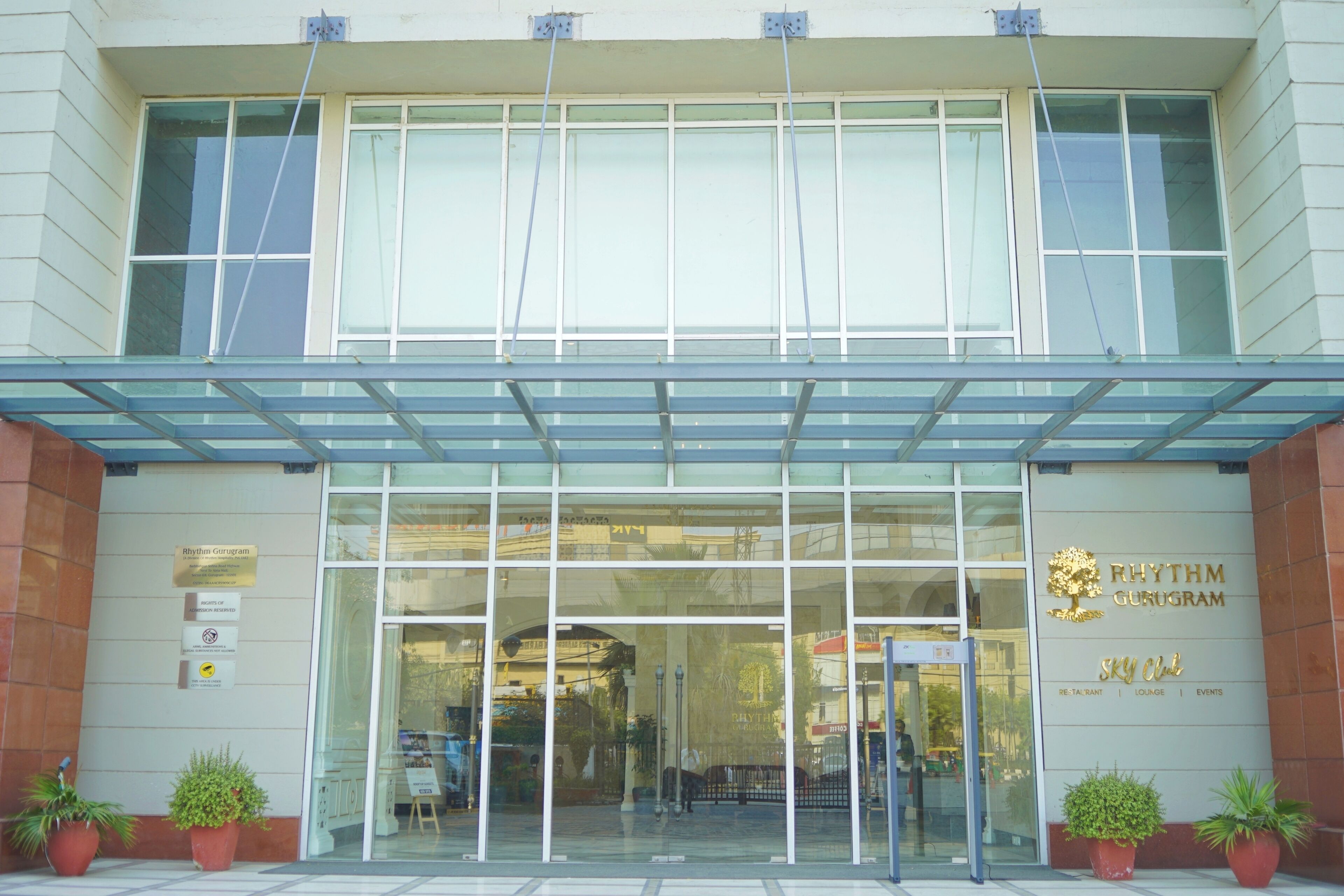 Façade de l’hébergement