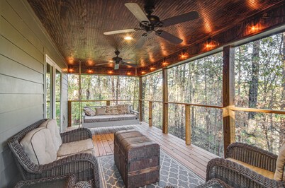 Waterfront Terry Home w/ 3 Decks & Hot Tub!