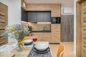 Apartment, 1 Bedroom, Balcony, Beachside | Dining room - Apartment on the Coast by Renters (Miedzyzdroje)