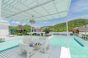 Outdoor dining - Little4 Hua-Hin Private Poolvilla just from beach 3kms.
pool size 4*8M .
(Tambon Hua Hin)