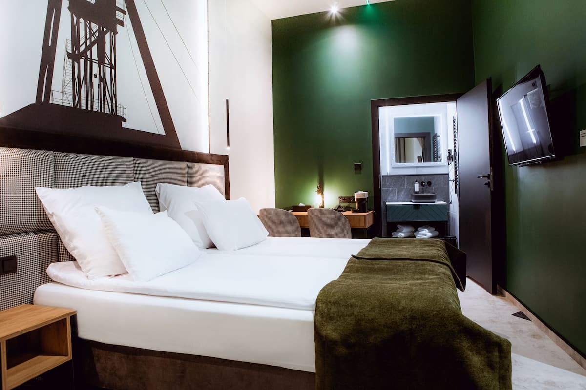 1 slaapkamer, een minibar, een kluis op de kamer
