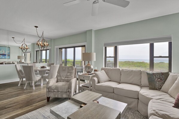 TV, DVD player - Duneridge 1107 - Beautiful 3 bedroom oceanfront condo! (Wrightsville Beach)