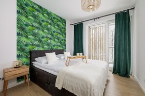 公寓, 1 間臥室, 露台 | 1 間睡房、免費 Wi-Fi、床單