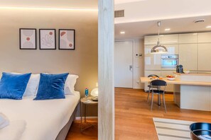 1 Schlafzimmer, Bügeleisen/Bügelbrett, kostenloses WLAN, Bettwäsche