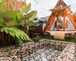 Overnattingsstedets uteområder