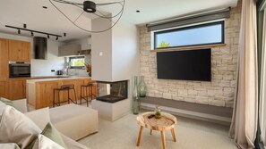 TV, fireplace - Villa Vallis by Villas Guide (Porec)
