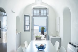 Family Villa | Private kitchen | Full-size fridge, oven, espresso maker, coffee/tea maker