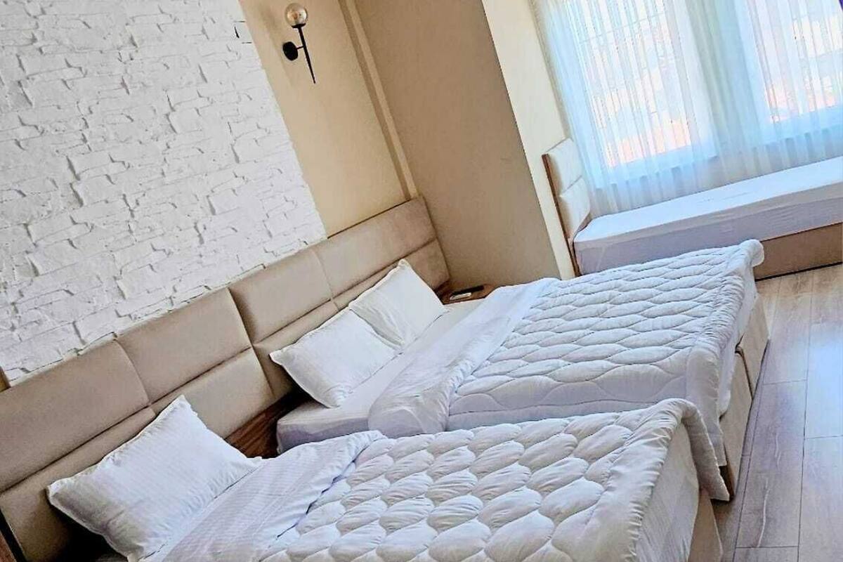 Blackout drapes, iron/ironing board (on request), WiFi (free)