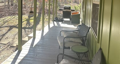 Cozy cabin close to beautiful Current river and surrounded by a national forest!