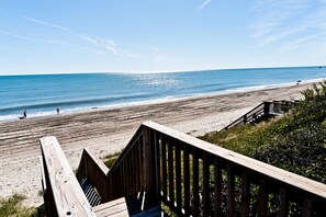 Beach - Dolphin View East, Oceanfront Duplex in Emerald Isle, NC! (Emerald Isle)