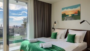 4 soverom, strykejern/-brett, wi-fi (inkludert) og sengetøy