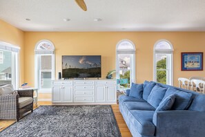 Smart TV - Flip Flop Inn, Almost Oceanfront Duplex in Emerald Isle, NC! (Emerald Isle)