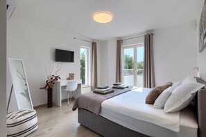 3 slaapkamers, een kluis op de kamer, een strijkplank/strijkijzer