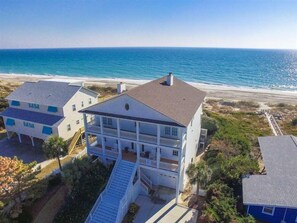 Exterior - Gone With The Waves, Oceanfront House in Emerald Isle, NC! (Emerald Isle)
