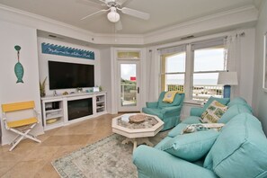 Télévision, cheminée, jeux vidéo, lecteur de DVD