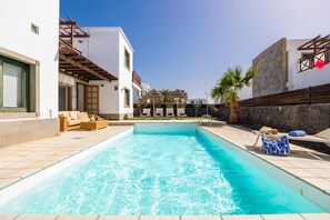 Una piscina riscaldata