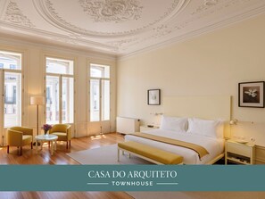 Deluxe Double Room, Balcony, City View | Premium bedding, free minibar, in-room safe, blackout curtains - Casa do Arquiteto - Townhouse  (Porto)