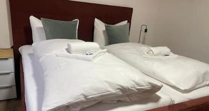 Ferienwohnung Dorfblick - Familienfreundlich für bis zu 6 Pers.-Hunde willkommen