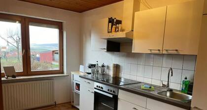 Ferienwohnung Dorfblick - Familienfreundlich für bis zu 6 Pers.-Hunde willkommen