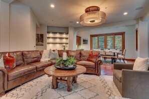 TV, fireplace, table tennis