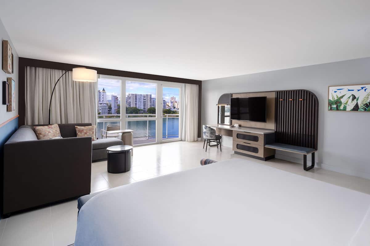 In-room safe, desk, laptop workspace, blackout curtains